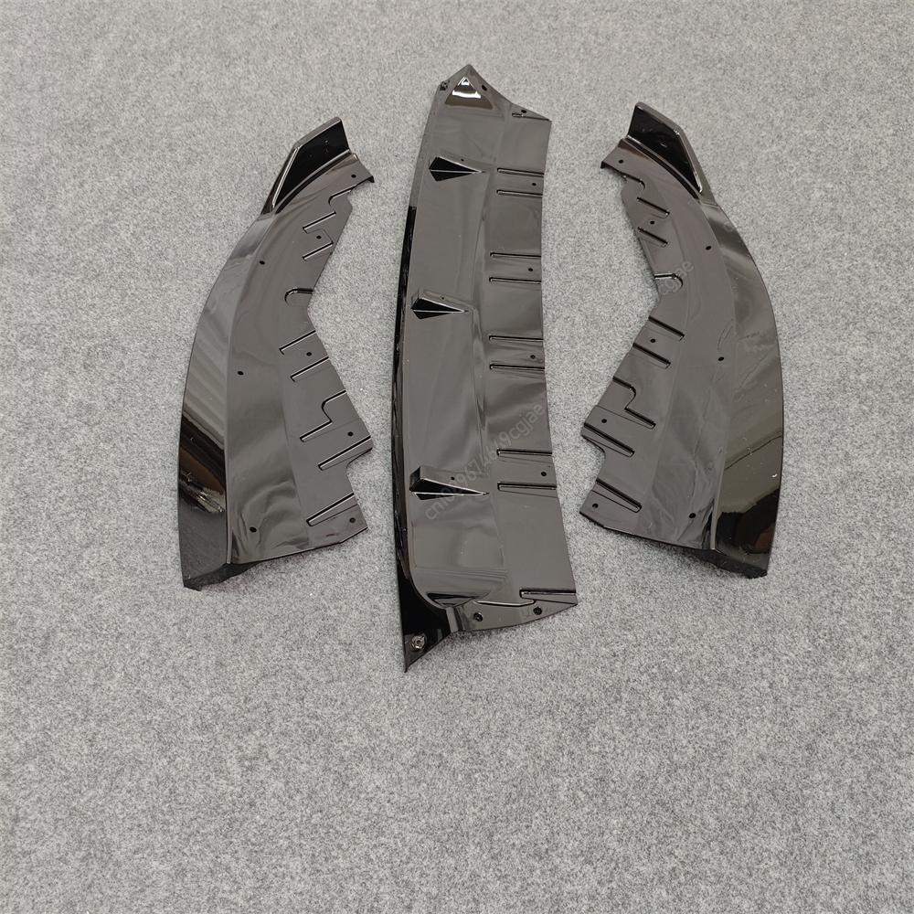 Car Front Bumper Splitter Lip Diffuser For BMW 4 Series G24 G26 420i 430i I4 M50 M-Sport Gran Coupe 4Door 2021-2024 ABS Body Kit