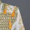 Men's Spanish Bullfighter Costume Stage European Court Performance Costume Bullfighting Costume Embroidered Tassel Three-piece Set