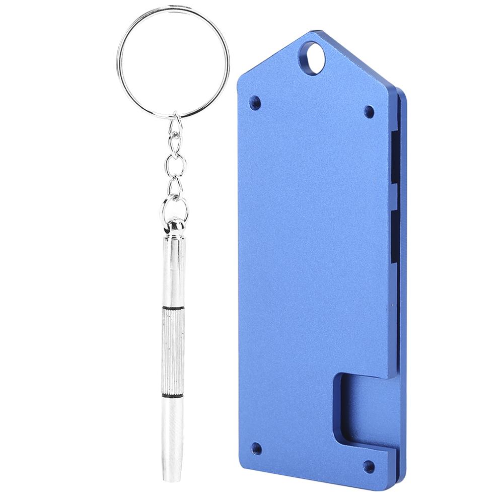Aluminum Alloy Case for for Raspberry Pi zero w UltraThin DustProof Protective Shell(Blue )