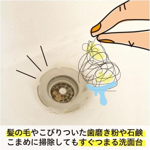 Chemical Japan Sponges for Removing Hair and Dirt from Bathroom Sinks, 30 Sponges (3 Sets of 10), Removes Limescale and Slime, Housekeeping, Bears, Bl