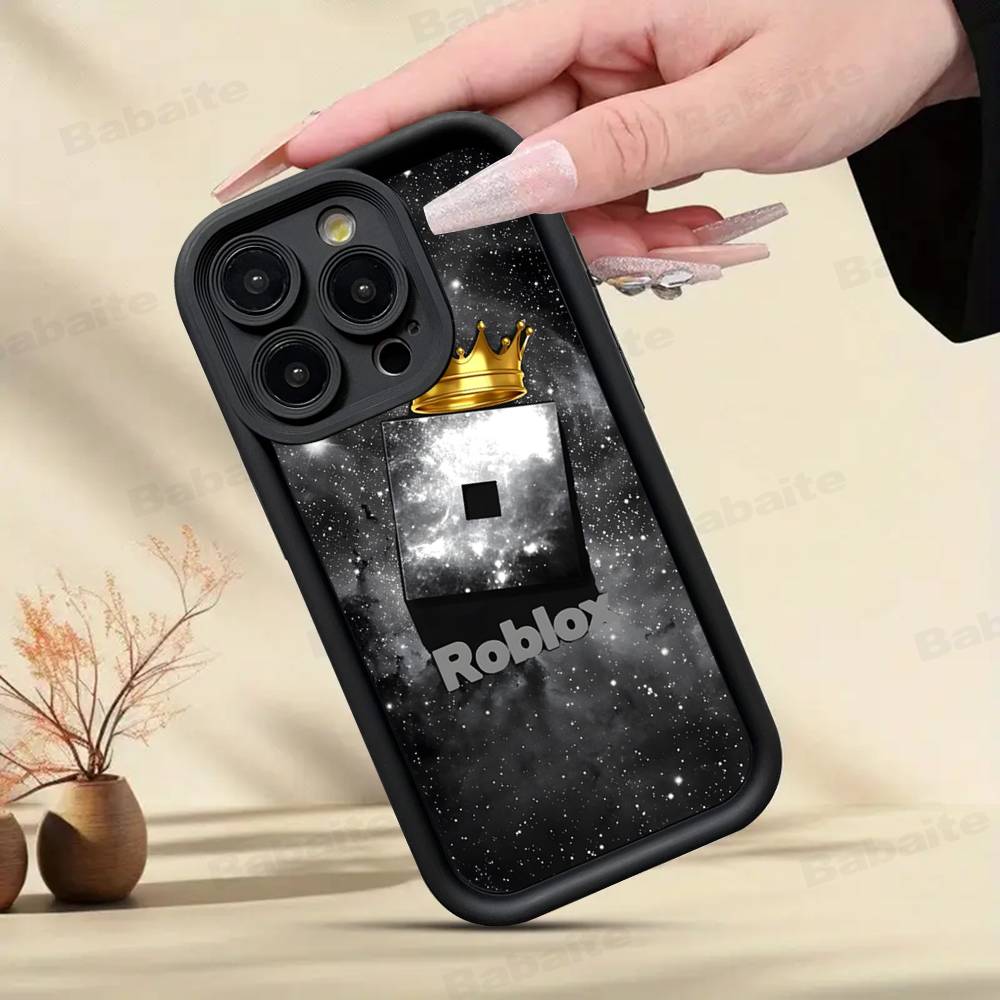 EZ27 R-Robloxs Phone Case For IPhone 17 16 15 14 13 12 11 Pro Max Anti Drop Soft Cover