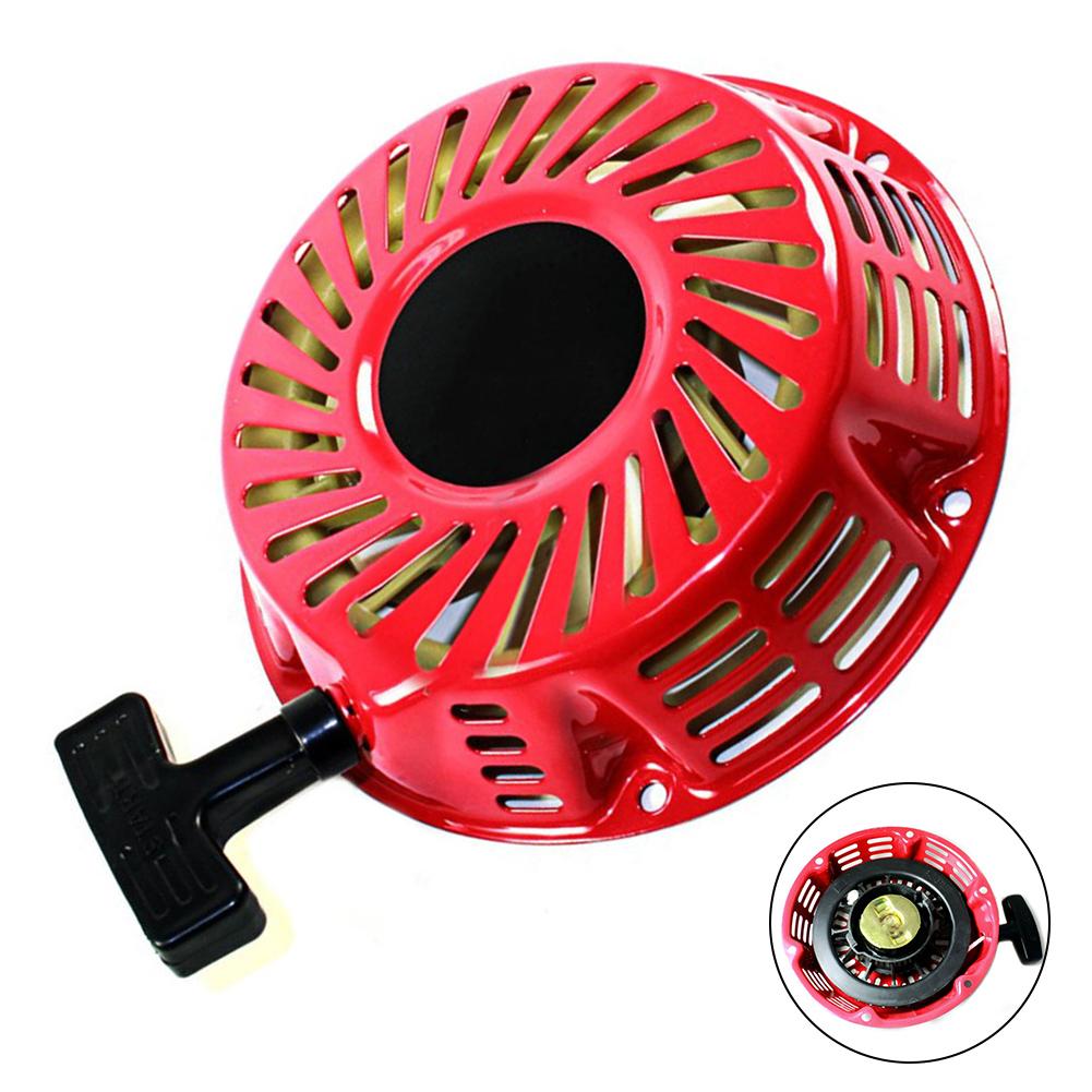 Garden Tool Recoil Starter Pull Plate Lawn Mower Parts Pull Cord Starter Engine Starter Kit Heavy Duty Replacement