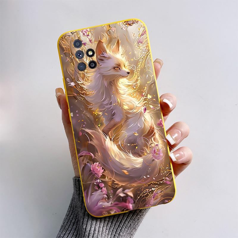 For Samsung Galaxy M51 Case SM-M515F 6.7'' Cute Cartoon Cat Fox Back Cover Soft Silicone Phone Case For Samsung M51 M 51 Fundas