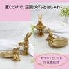 Akaaka Rabbit Ornament Accessory Antique Entryway Rabbit Jewelry Case Tray, Style, Gold, Decoration, (Standing)