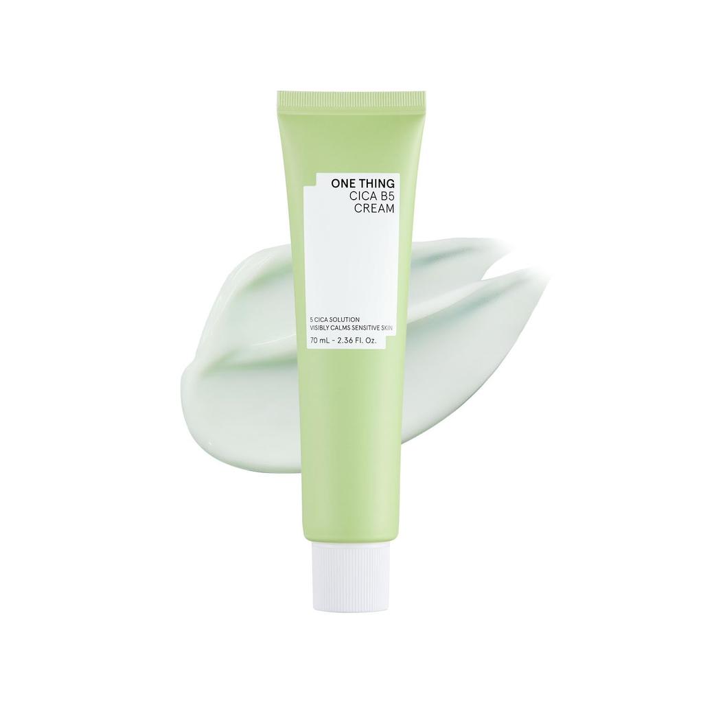 ONE THING Cica B5 Moisturizing Cream 70ml Refreshing for and Sensitive and CICA Cica Highly Highly Lightweight Strengthens Skin Moisturizing Face