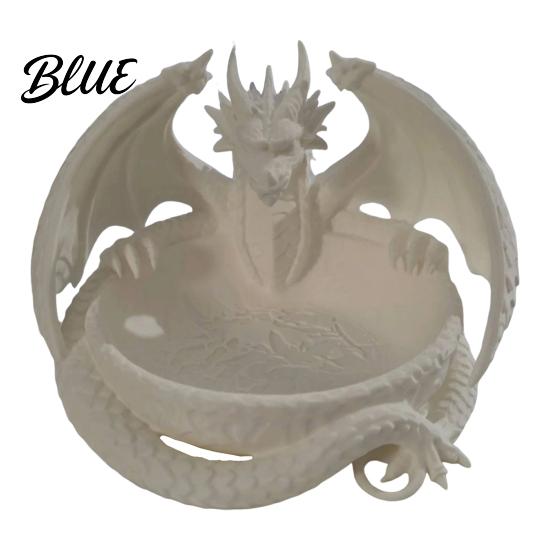 Unique Key Bowl 3D Printed Dragon Jewelry Tray Fantasy Catchall Gothic Storage Tray Holder Medieval Desktop Gift for Fans Cool Office Accessories