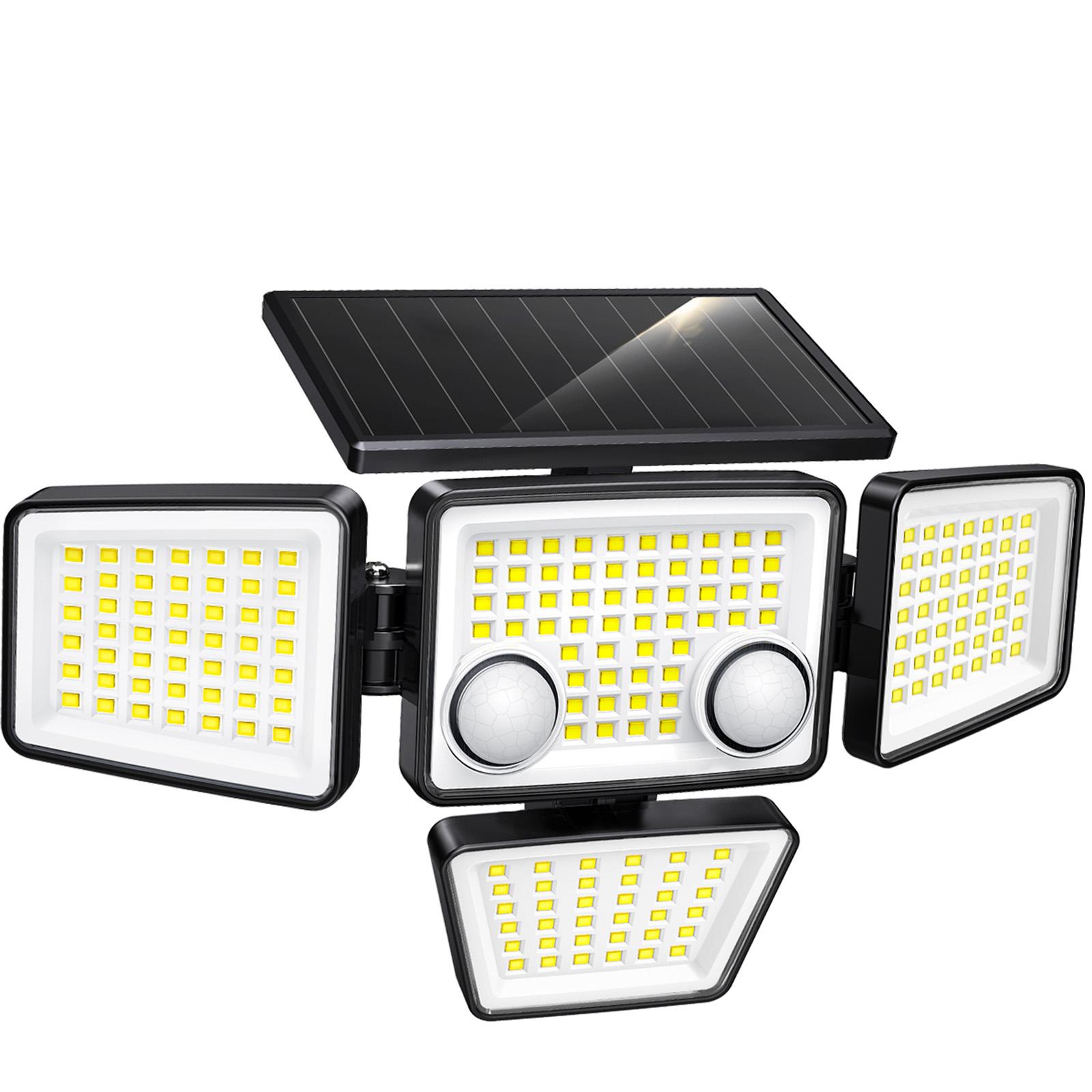 

Solar Outdoor Lights - 3000LM 188 LED Motion Sensor Lights Solar Flood Security Lights for Backyard Yard Patio 16-20W