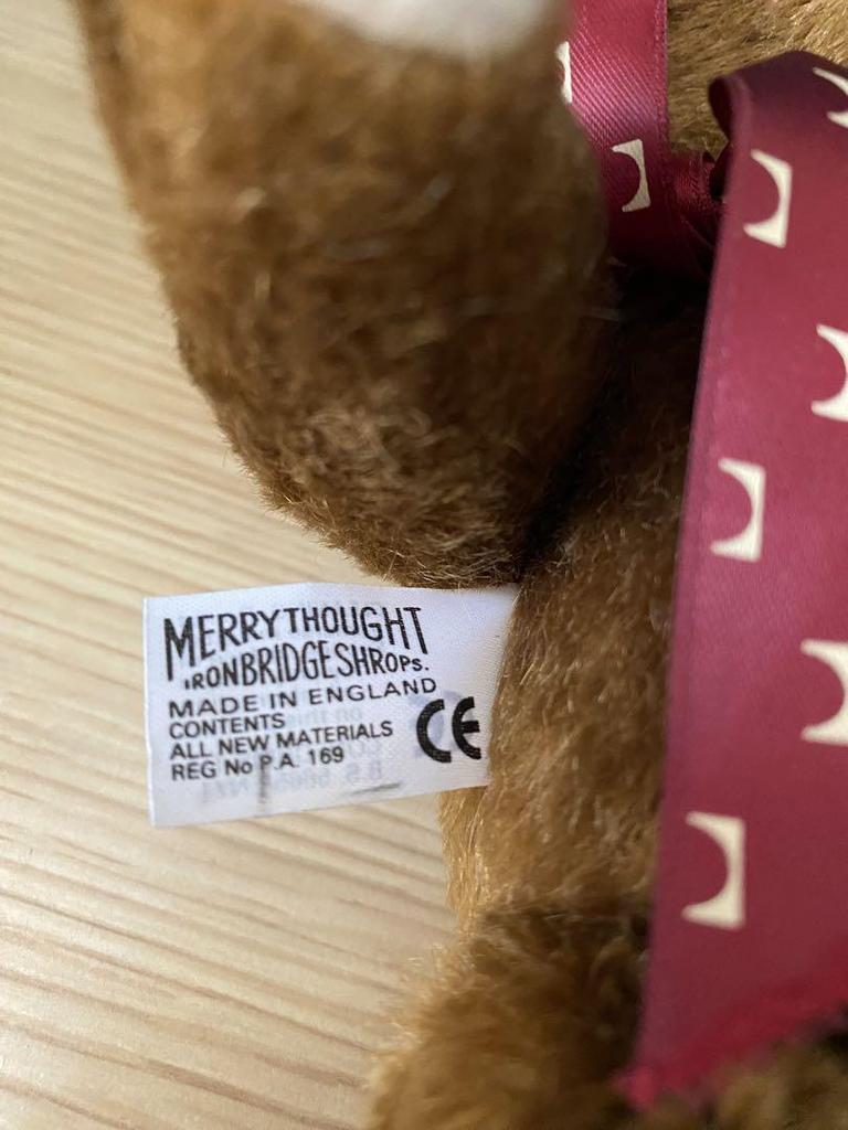 [USED] Merrythought Teddy Bear Plush Toy