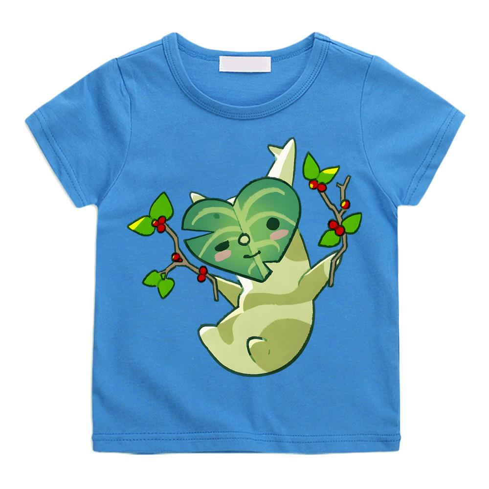 Korok BOTW  Kawaii Cotton T-shirts 2026new Style High Quality Short Sleeve BoysGirls Children T Shirt Graphic Printing Camisetas