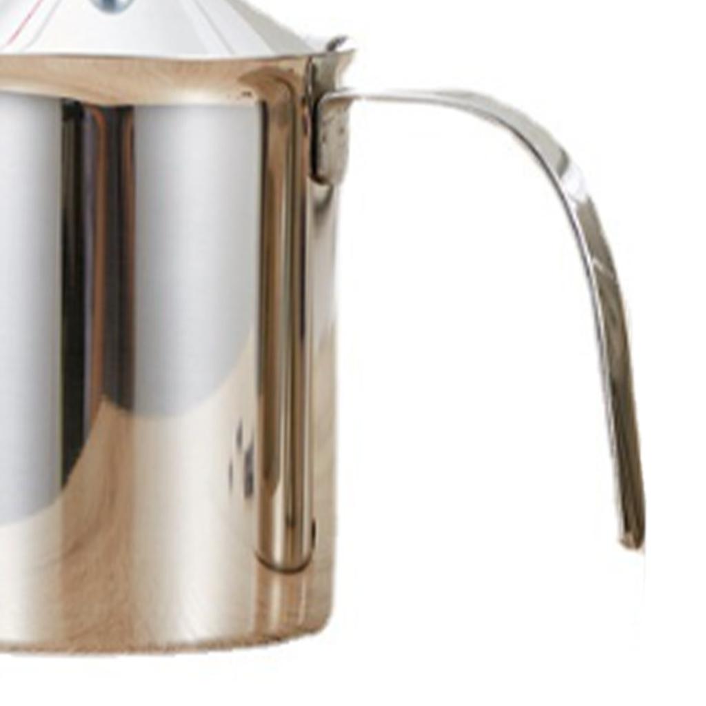 Manual Milk Frother Fine Foaming Ergonomic Handle Stainless Steel Coffee Milk Frother for Home Use
