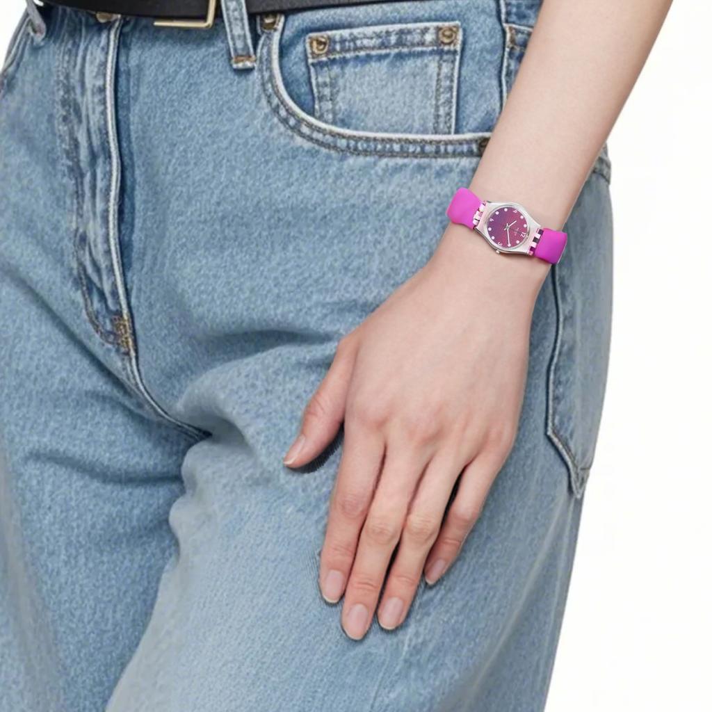 SWATCH Women's 25mm Pink Watch LK357A LK357A