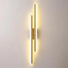 Nordic Gold LED Wall Lamp Sconces Modern Durable Acrylic Lampshade Indoor Lighting for Living Room Bedroom Bedside Light Fixture