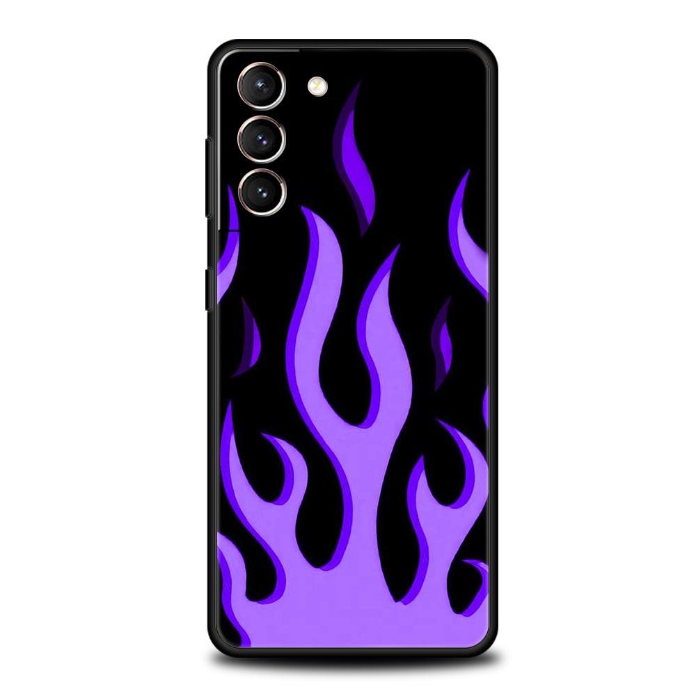 Infinity On Purple Soft Phone Case For Samsung Galaxy S24 S23 S22 S20 Ultra S21 FE 5G S10 S9 Plus S10E S8 20 Silicone TPU Cover