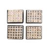 Yuezhen Wooden English Uppercase/Lowercase Stamps for DIY Journals