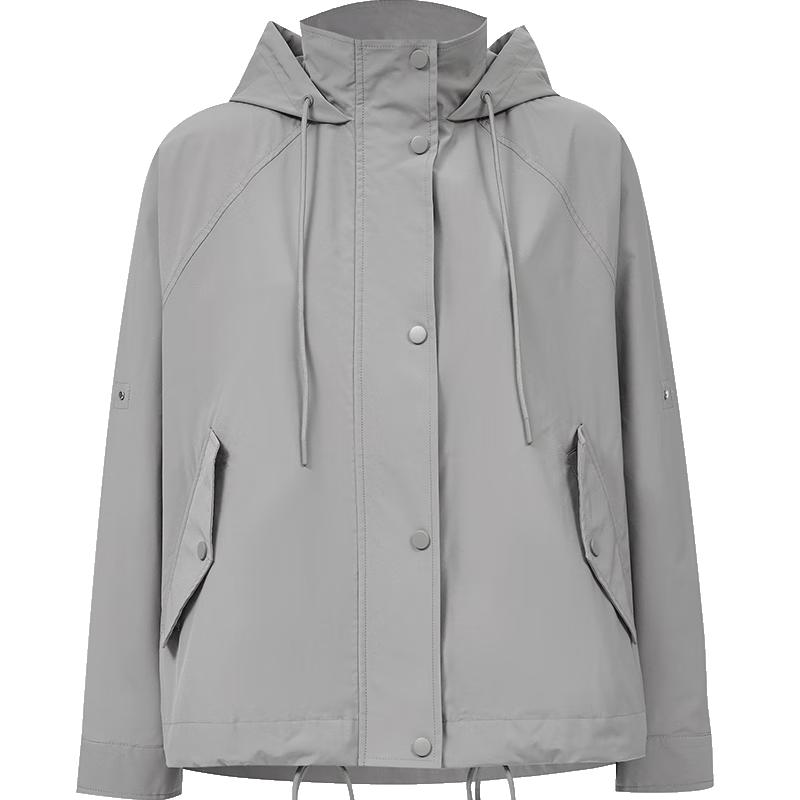 

VEROMODA Women s Drawstring Hooded Jacket L