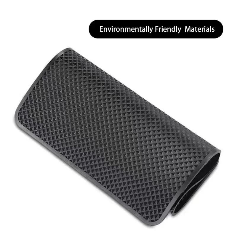 CKWQ4 For KIA K2K3K5 Smart Running Car Freddy Leo Sport Car Anti-slip Mat Car Center Console Mat Mobile Phone Storage Mat