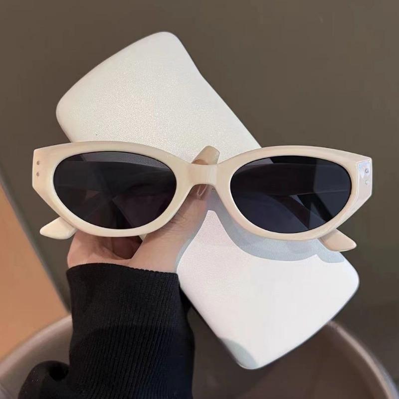 New Cat's Eye Square Eyewear Vintage Sunglasses Women Rectangle Sun Glasses Female Ins Popular Colorful Shades