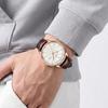 LIGE Men Business Quartz Watch Leather Strap Calendar Waterproof Minimalist Wristwatch
