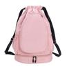with Shoes Pocket Badminton Sports Bag Large Capacity Drawstring Fitness Bag  Men and Women