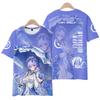 Games Wuthering Waves Galbrenr 3D Print T-Shirts Streetwear Men Fashion Oversized O-Neck Short Sleeved