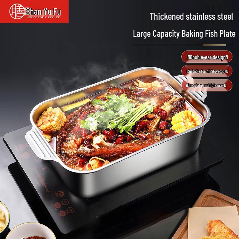 Stainless Steel Deep Serving & Roasting Tray
