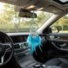 Hand Knitting Dream Catcher Car Pendant Handmade Crystal Stone Car Pendant  Mirror Decoration