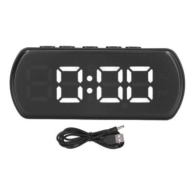 Sveglie Digitali Snooze Temperatura 12 24 Ore Piccola Sveglia Elettronica da Tavolo con Display LED per