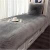 Plush White Faux Wool Rug for Bedroom, Living Room, and Bay Window.