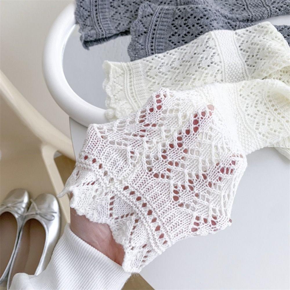 Y2k JK Calf Long Socks Lolita Knit Knee High Socks Simple Mid-tube Stocking  Women