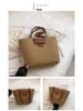 Korean Style Large Capacity Straw Beach Bag - Versatile Woven Tote for Women