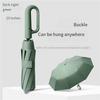 125Cm Ring Buckle Umbrella Fully Automatic Folding Umbrella Men'S Sunny And Rain Dual-Purpose Vinyl Sun Protection Umbrella Whol