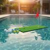 Floating Golf Green Simulated Putting Mat Portable for Backyard