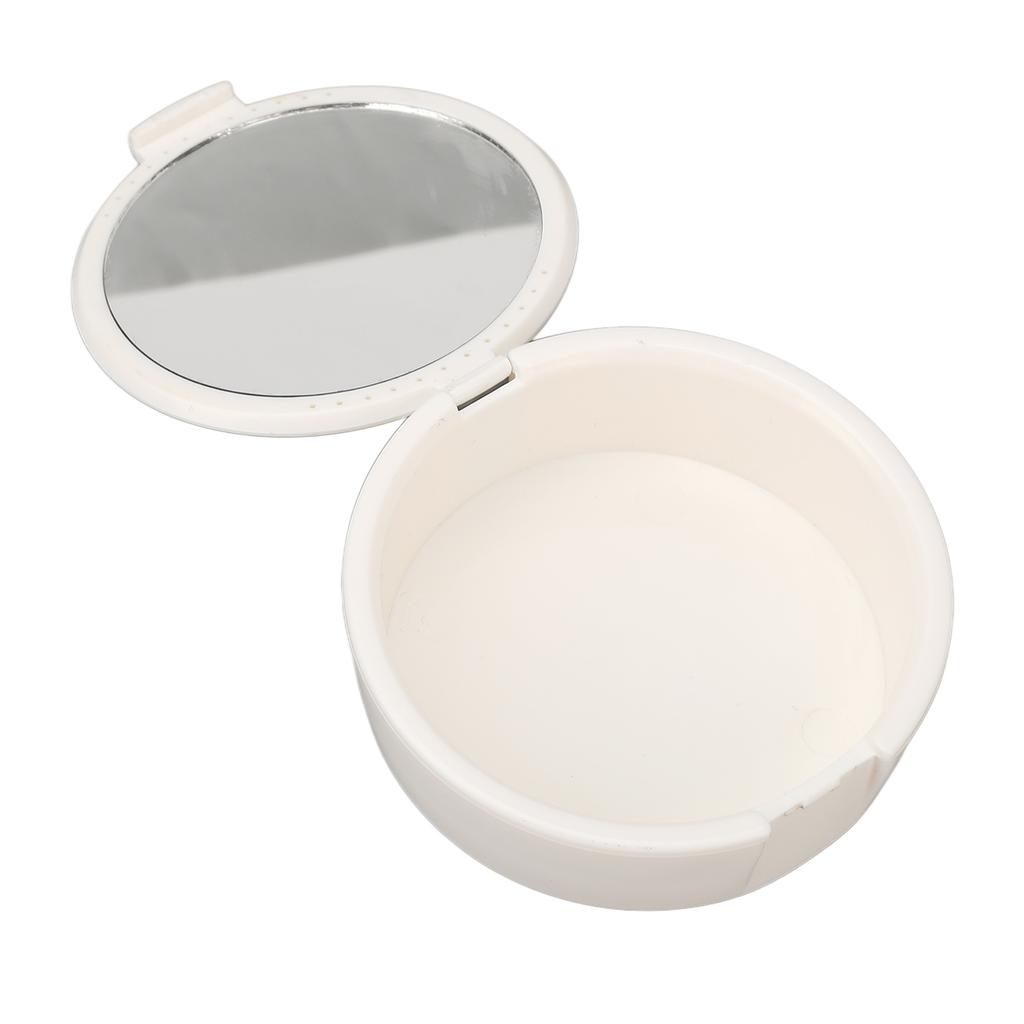 Retainer Box Professional Sealing Waterproof Safe Denture Case Braces Storage Box Mouth Guard Case with Mirror