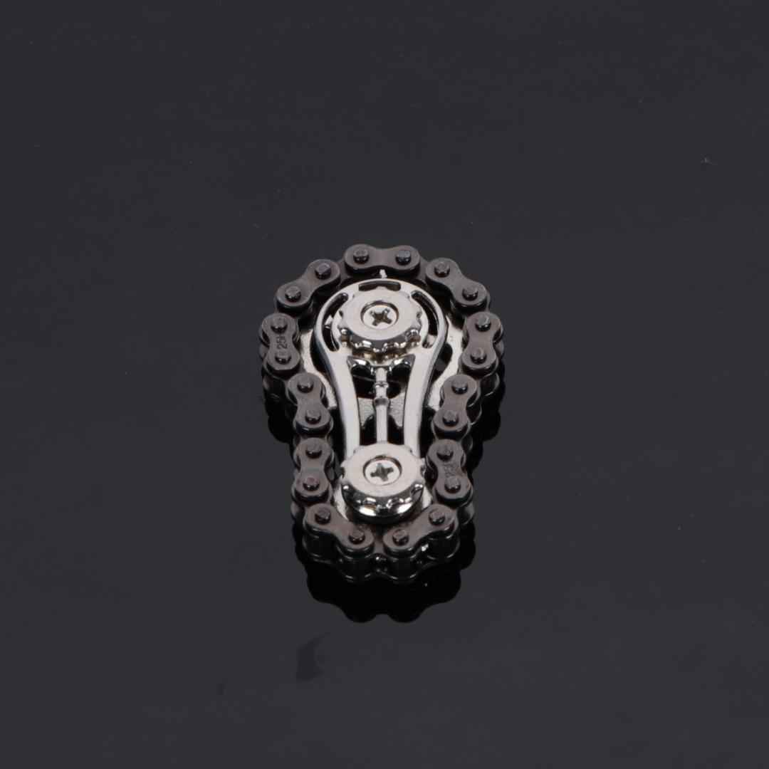 

Металлический спиннер-фиджет с перекрестной передачей чёрный