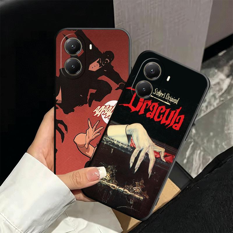 Gothic Vampire Scarlet Art Soft Phone Case for Xiaomi Poco X5 X6 X7 X8 Pro Max X3 F7 F8 Ultra M8 M7 M6 M5 Redmi 15 15C 14C 13C 1