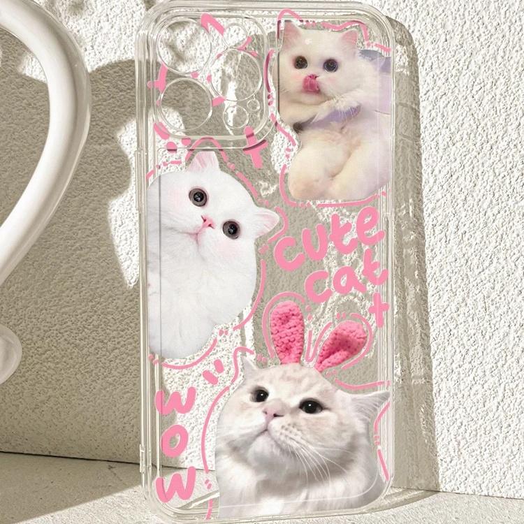 Cute Cat Case for Samsung Galaxy A56 5G A55 A35 A36 A15 A16 A26 A54 A52 A53 A14 A05 A05S A06 A25 A34 A35 A32 A50S Lovely Cover
