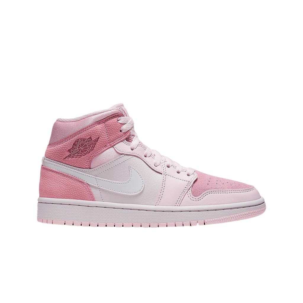(w) Jordan 1 Mid Digital Pink