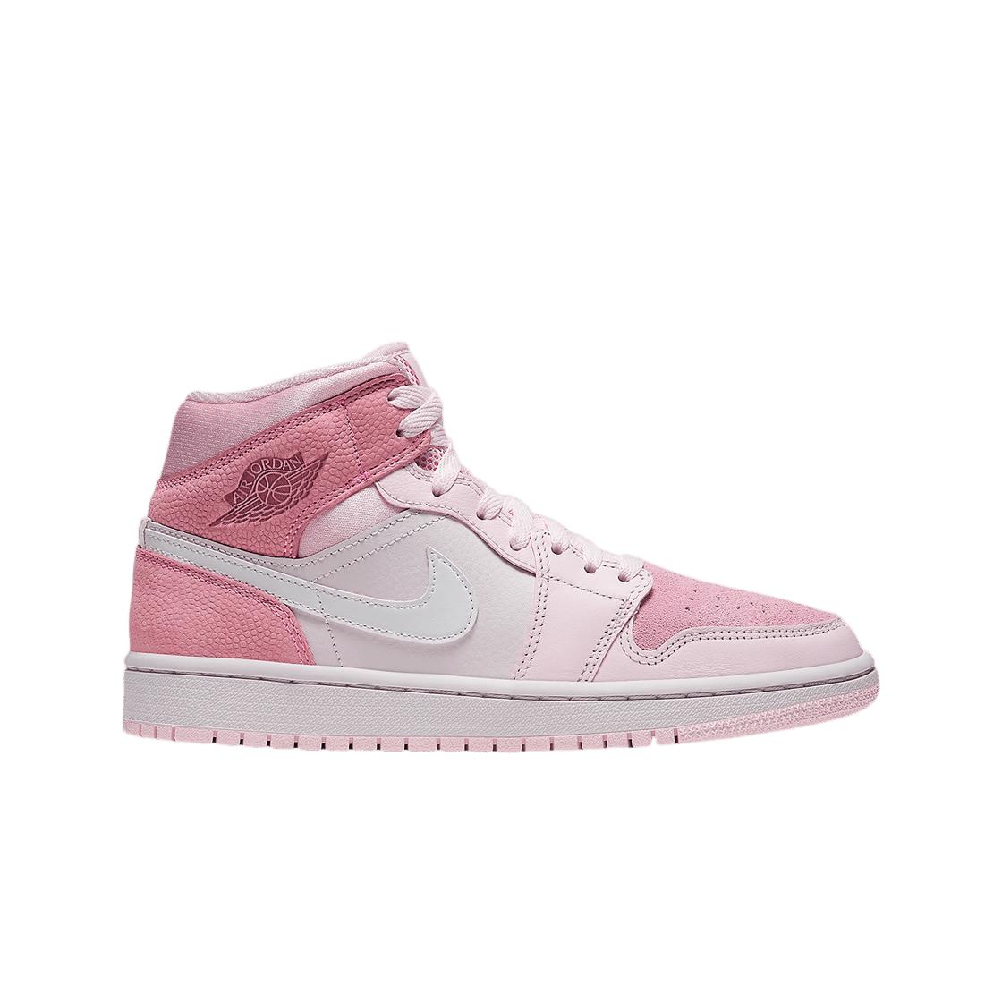 

(w) Jordan 1 Mid Digital Pink 245