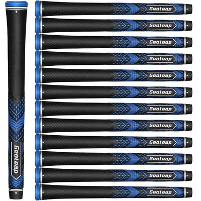 Zestaw 13 uchwytów do kija golfowego Geoleap Miękki zwężany design rękojeści zmniejszona grubość zapewnia zaawansowaną przyczepność doskonała wydajność standardowy klips średniego rozmiaru.