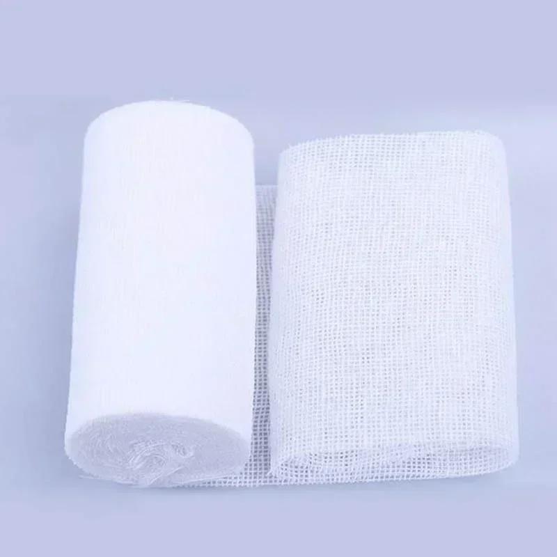 5 Rollen PBT Elastische Bandagen Outdoor Notfall Erste Hilfe Bandagen Atmungsaktive Netzbandagen für Frakturen Outdoor Erste Hilfe Werkzeuge