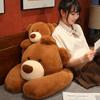 50cm-120cm Lying Bear Plush Toys Soft Sleep Pillow Cartoon Animal Bear Stuffed Doll Classic Birthday Gifts