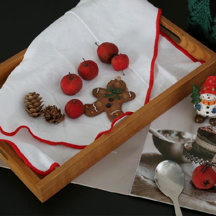 4 Pack Cotton Dinner Napkins Long Lasts Cotton Cloth with Generous Size