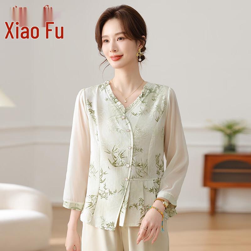 Women s Floral Print Summer Blouse XL