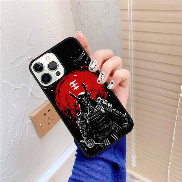 Japanese Samurai Warrior Mobile Phone Cases For iPhone 17 Air 16 14 13 Pro Max 12 11 Pro Max Max SE 2020 6S Plus Coque