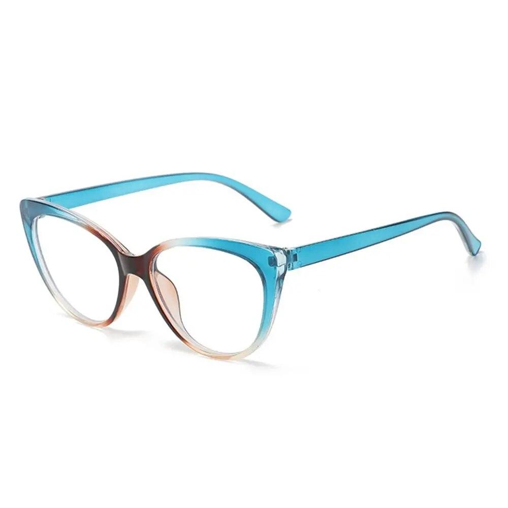 Fashion Round Anti-Blue Light Glasses Women Men Blue Pink Black Eye Protection Ultra Light Eyeglasses Office Computer Goggles