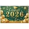 Grad Celebration Display Shiny Letters Graduation Banner Grad Party Background Festive Design Congrats Display For Class Of 2026