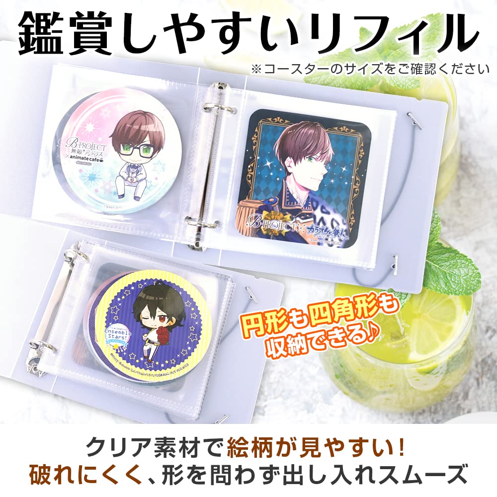 Coaster Storage Holds 100 Makes Your Favorite Things Fun File, Coasters, (Standard)