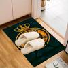 Nassr Football Club Crest Printed Office Carpet Chair Cushion  Entryway Rug, Rugs for Living Room, Bedroom Christmas gifts