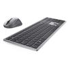 Clavier et souris sans fil - DELL - KM7321W - RF Wireless + Bluetooth - QWERTY Espagnol - Gris