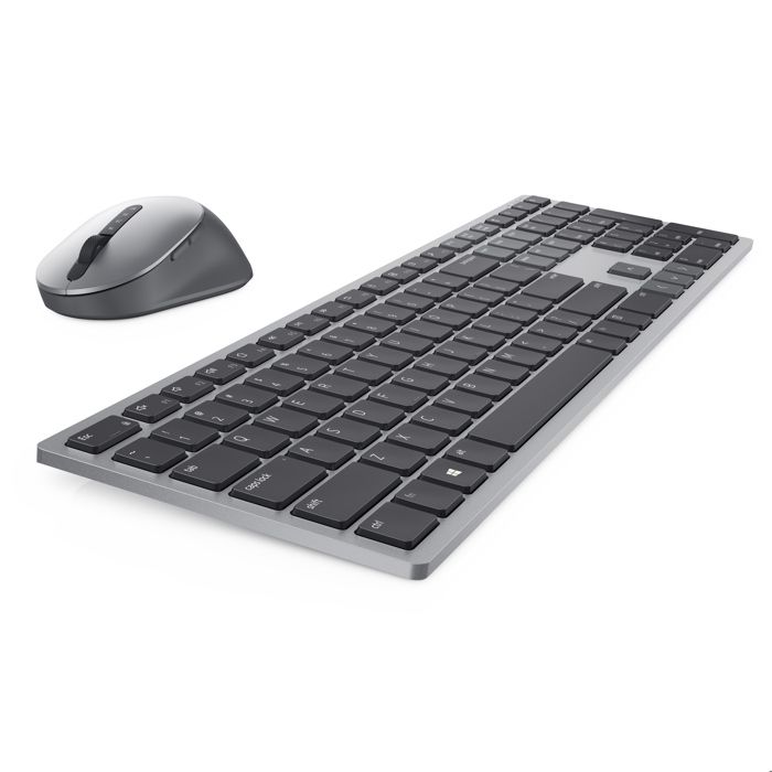 Clavier et souris sans fil - DELL - KM7321W - RF Wireless + Bluetooth - QWERTY Espagnol - Gris